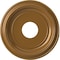 Ekena Millwork Traditional PVC Medallion (Canopies up to 7 1/2"), 13"OD x 3 1/2"ID x 1 1/4"P, Metallic Vintage Gold CMP13TRDVG - alternate 1